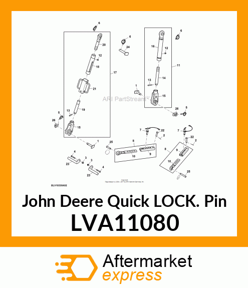 QUICK LOCK PIN, QUICK LOCK PIN WITH LVA11080