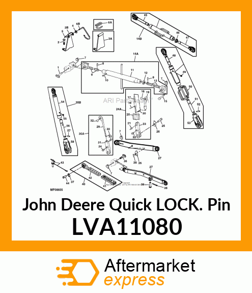 QUICK LOCK PIN, QUICK LOCK PIN WITH LVA11080