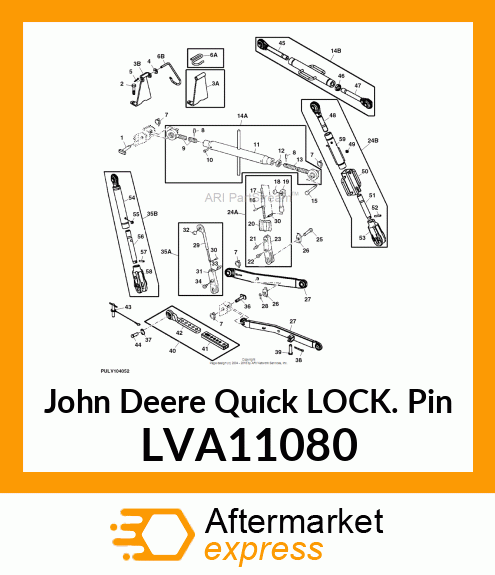 QUICK LOCK PIN, QUICK LOCK PIN WITH LVA11080