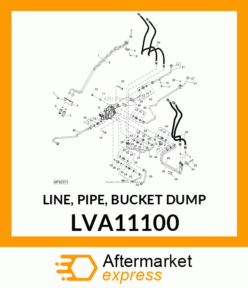 LINE, PIPE, BUCKET DUMP LVA11100