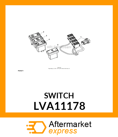 SWITCH, CRUISE/MAX SPEED LVA11178