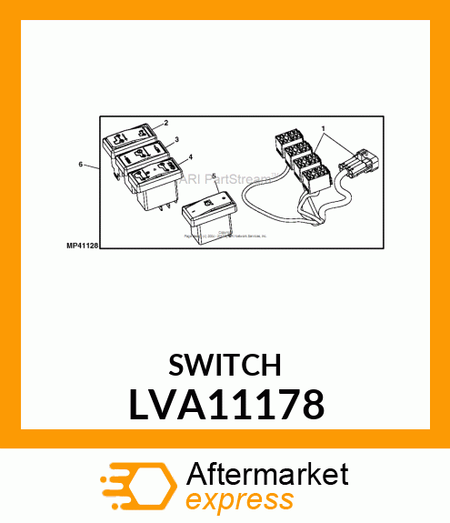 SWITCH, CRUISE/MAX SPEED LVA11178