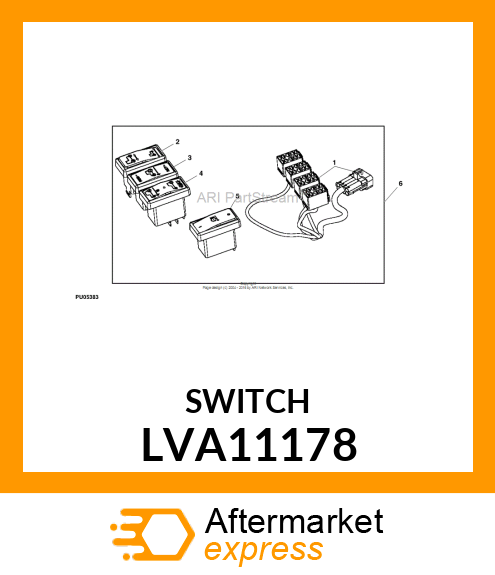 SWITCH, CRUISE/MAX SPEED LVA11178