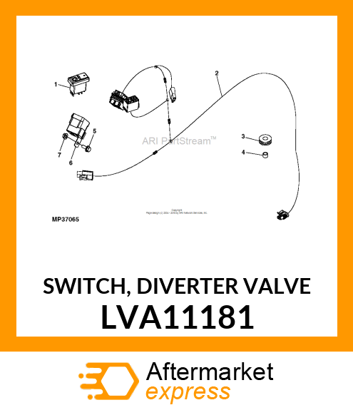 SWITCH, DIVERTER VALVE LVA11181