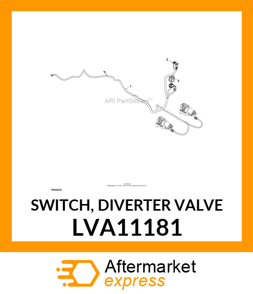 SWITCH, DIVERTER VALVE LVA11181