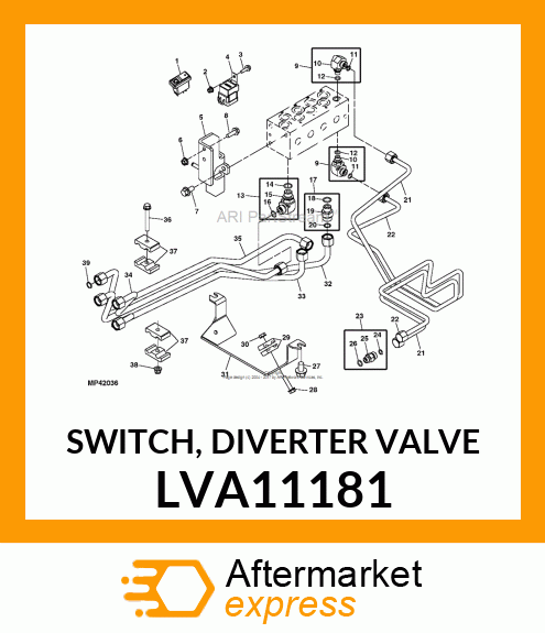 SWITCH, DIVERTER VALVE LVA11181