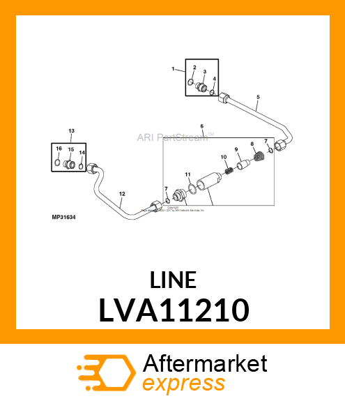 LINE, SCV TO FILTER, 42 LVA11210