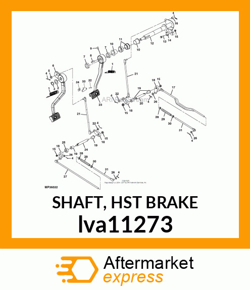SHAFT, HST BRAKE lva11273
