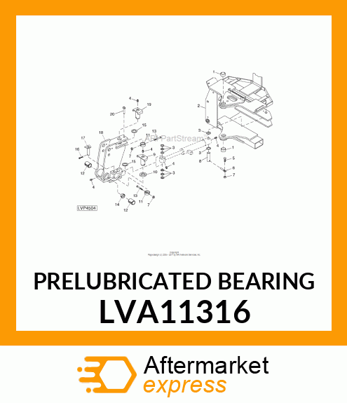 PRELUBRICATED BEARING LVA11316