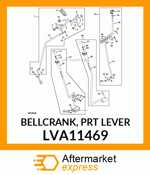 BELLCRANK, PRT LEVER LVA11469