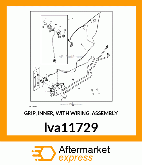 GRIP, INNER, WITH WIRING, ASSEMBLY lva11729