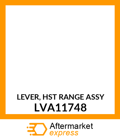 LEVER, HST RANGE ASSY LVA11748
