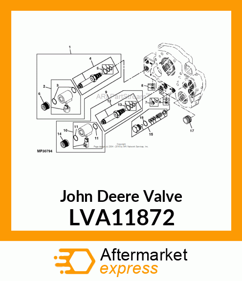 VALVE ASSEMBLY, MALE CONNECTOR LVA11872