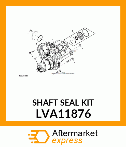 SHAFT SEAL KIT LVA11876