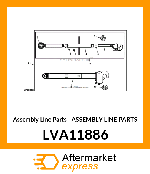 Assembly Line Parts - ASSEMBLY LINE PARTS LVA11886