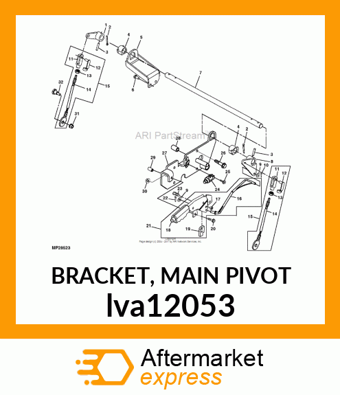 BRACKET, MAIN PIVOT lva12053