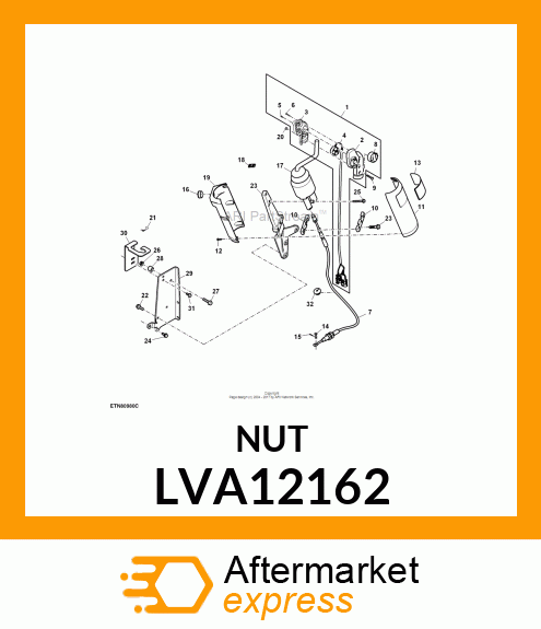 NUT, NUT, LOCK LVA12162