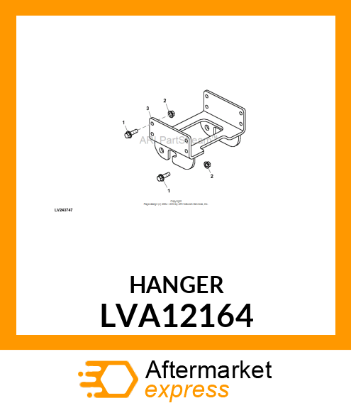 HANGER, FRONT ATTACHING LVA12164