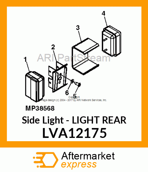 Side Light - LIGHT REAR LVA12175