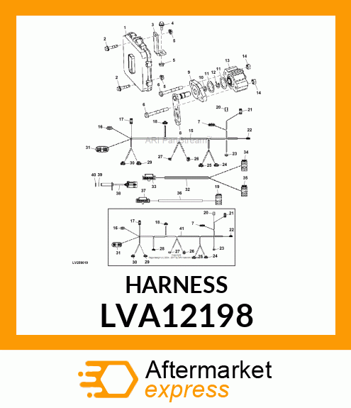 HARNESS, HST WIRING 42 LVA12198
