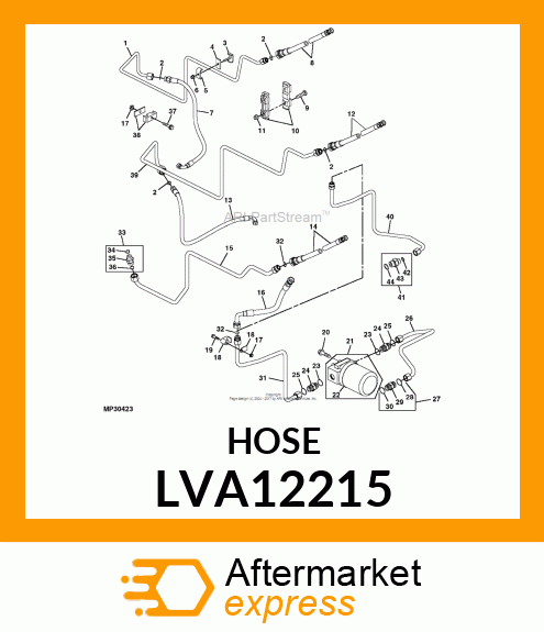 HYDRAULIC HOSE, HOSE LVA12215
