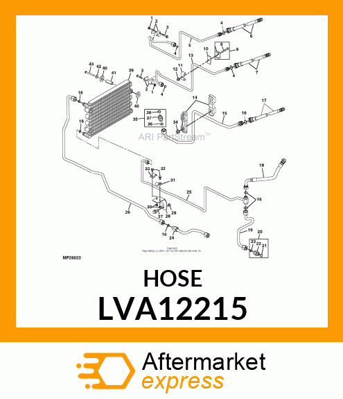 HYDRAULIC HOSE, HOSE LVA12215
