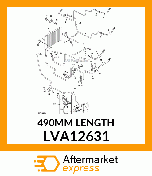490MM LENGTH LVA12631