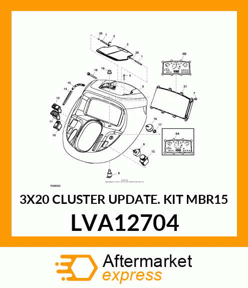 3X20 CLUSTER UPDATE KIT MBR15 LVA12704