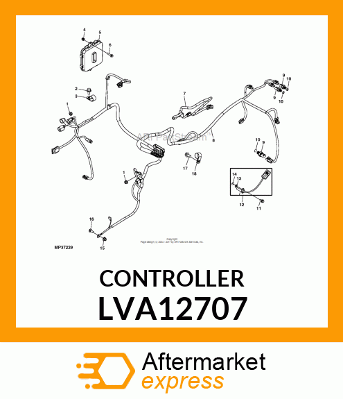 SUBS TO LVA16904 (3X20 HST TRANSM CONTROLLER KIT) LVA12707