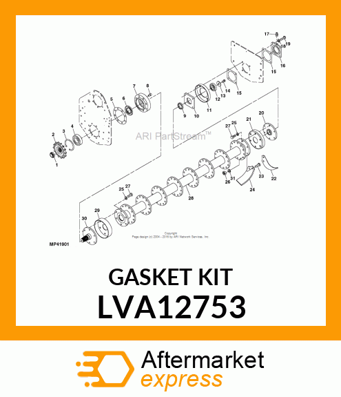 GASKET KIT LVA12753