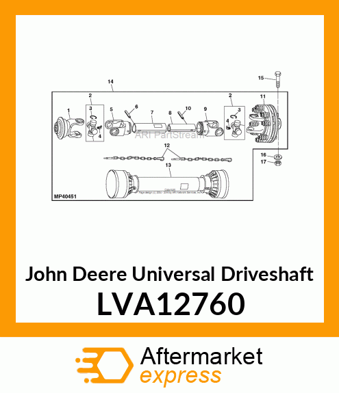 DRIVESHAFT LVA12760