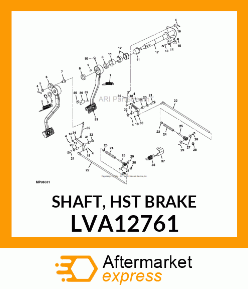 SHAFT, HST BRAKE LVA12761
