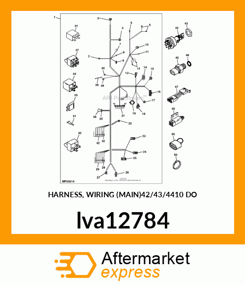 HARNESS, WIRING (MAIN)42/43/4410 DO lva12784