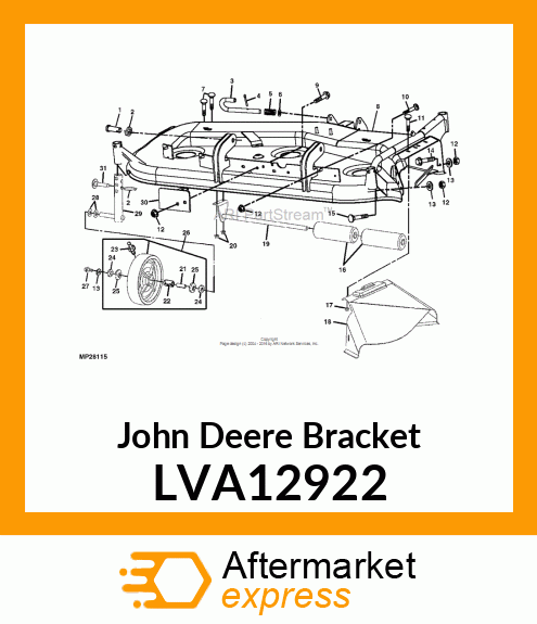 BRACKET, BRACKET LVA12922
