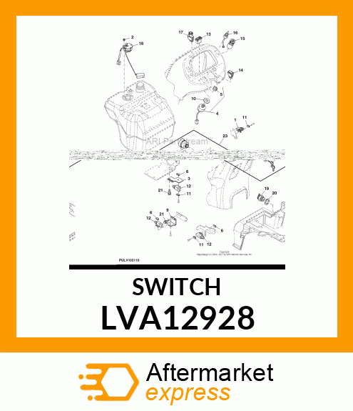 SWITCH, TURN SIGNAL LVA12928
