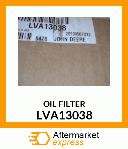 OIL FILTER, FILTER, ELEMENT SUCTION LVA13038