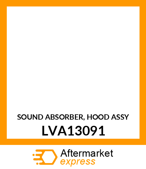 SOUND ABSORBER, HOOD ASSY LVA13091