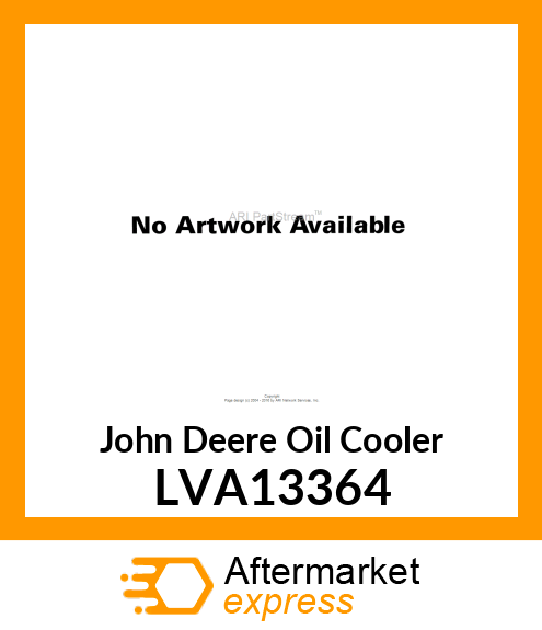 OIL COOLER, 3X20 LVA13364