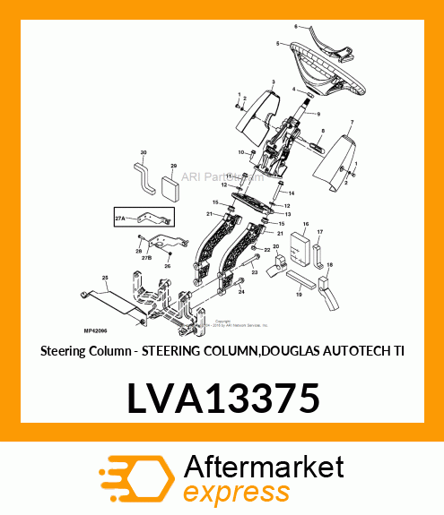 Steering Column - STEERING COLUMN,DOUGLAS AUTOTECH TI LVA13375