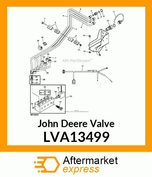VALVE, DIVERTER LVA13499