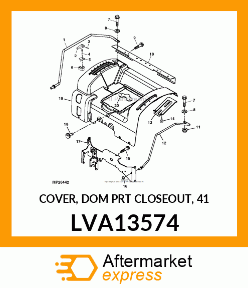 COVER, DOM PRT CLOSEOUT, 41 LVA13574
