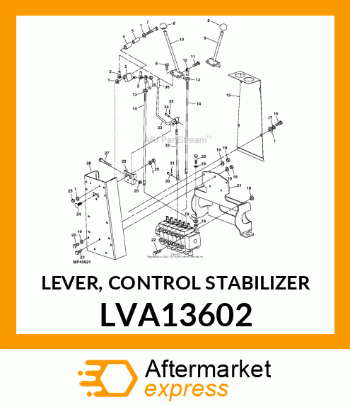 LEVER, CONTROL STABILIZER LVA13602
