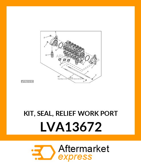 KIT, SEAL, RELIEF WORK PORT LVA13672