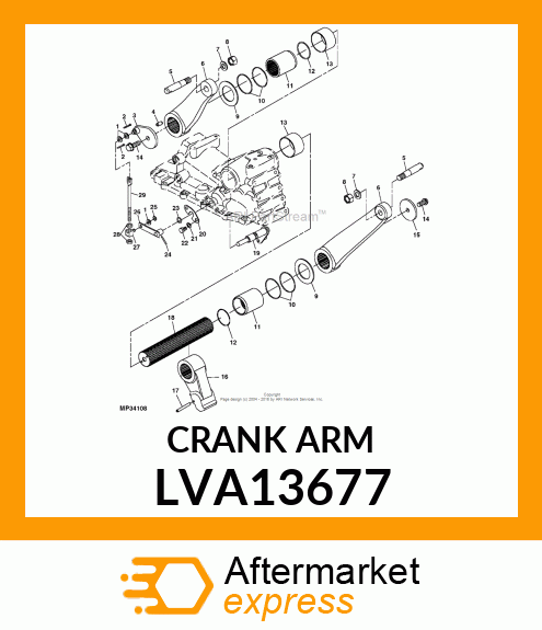 CRANK ARM LVA13677