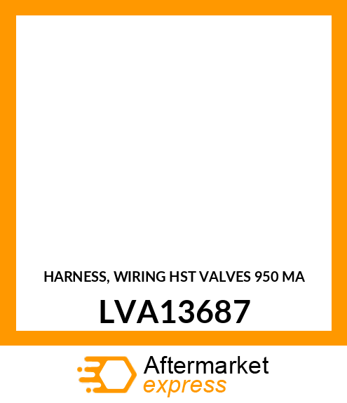 HARNESS, WIRING HST VALVES 950 MA LVA13687