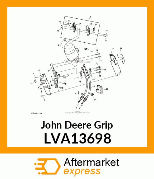 GRIP, INNER, WITH WIRING, ASSEMBLY LVA13698