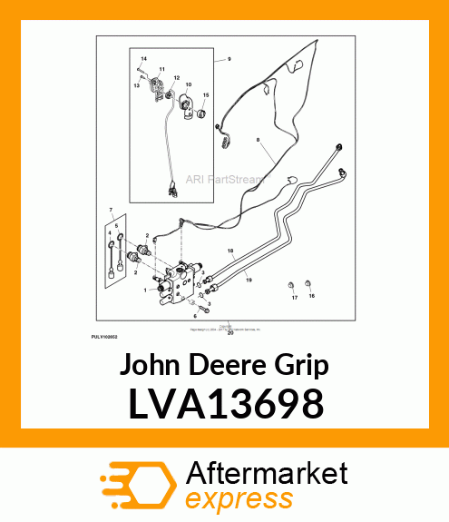 GRIP, INNER, WITH WIRING, ASSEMBLY LVA13698