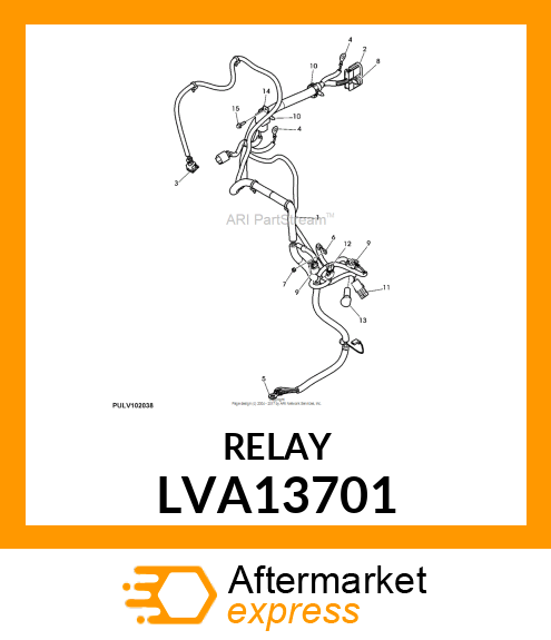 RELAY, 70A SEALED W/MOUNT BRACKET LVA13701