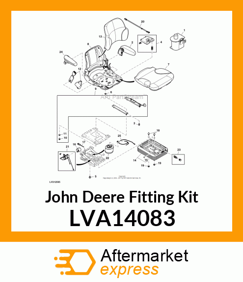 FITTING KIT, AIR TUBING LVA14083