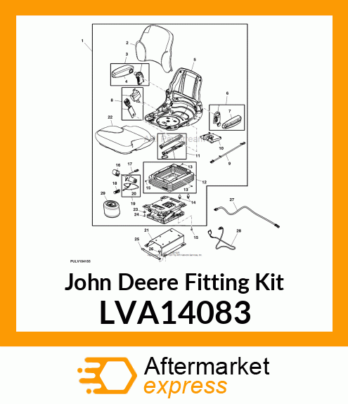 FITTING KIT, AIR TUBING LVA14083